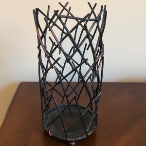 Metal Twigs Candle Holder